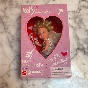 Mattel Kelly Li'l Friend of Barbie Doll - Blonde with Pink Outfit